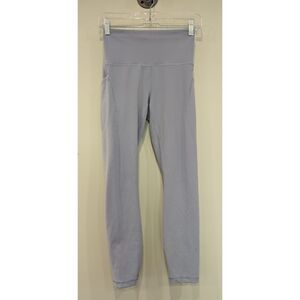 Lululemon Wunder Under High-Rise Tight with Pockets 25" in Chambray Size 6